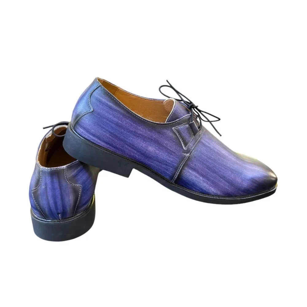 NEW Pointed Toe Oxford Dress Shoe Derby Special Occasion Wedding Formal Event
